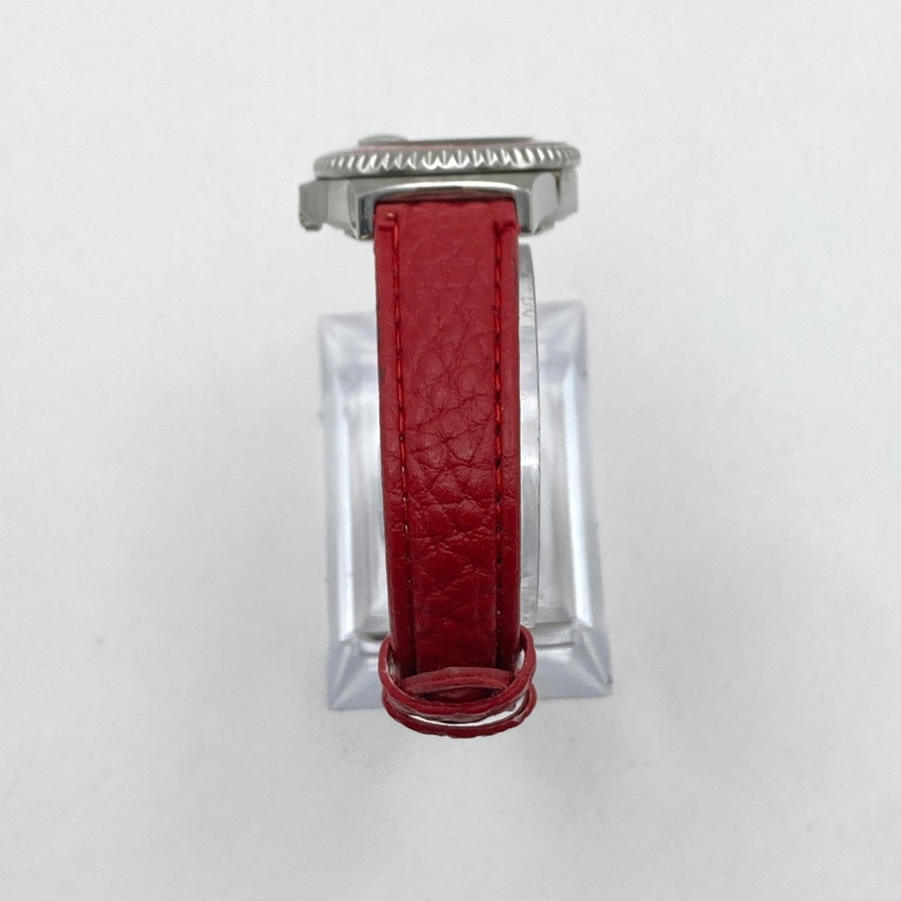 Croton Women's Watch 29mm Silver Tone Coke Bezel Date Diver Style New Battery - Picture 8 of 16